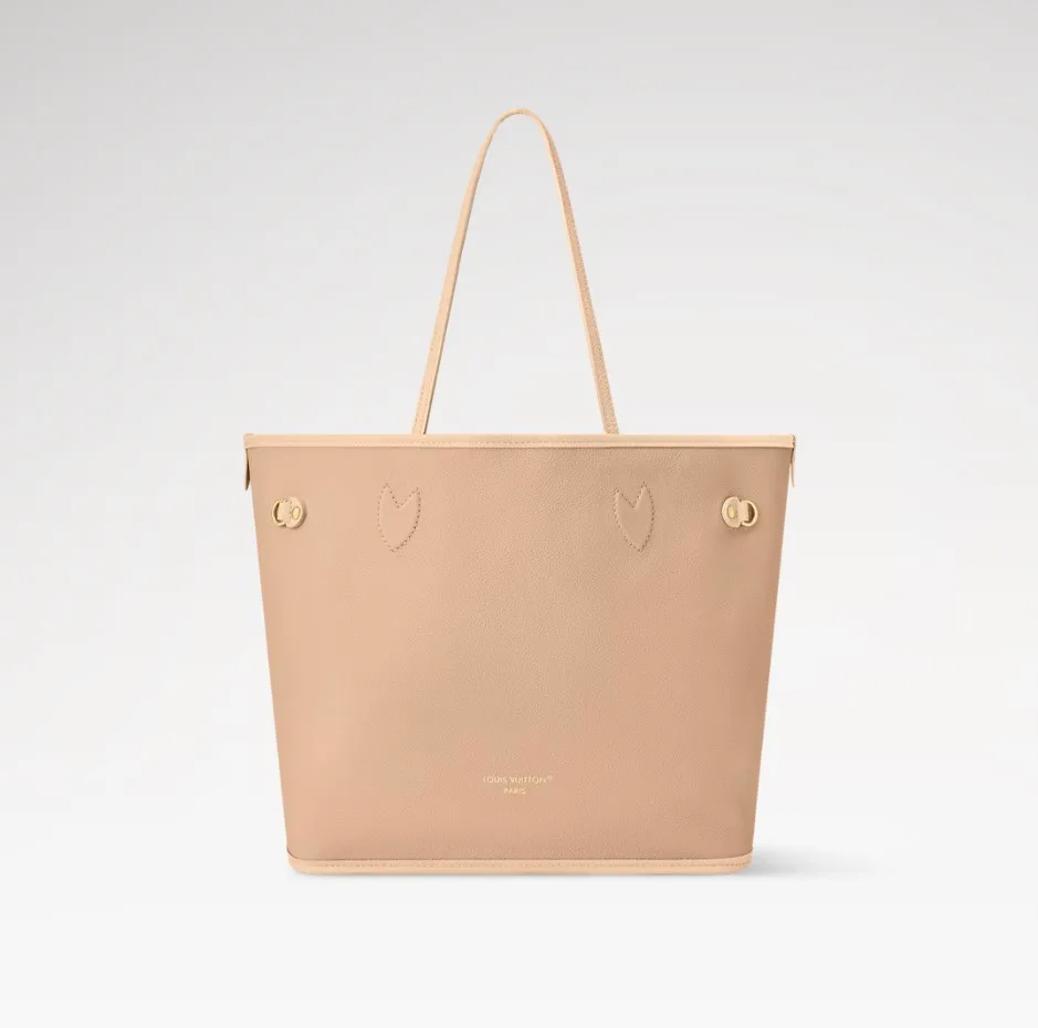 Louis Vuitton Neverfull Inside Out MM Tote Bag / Dune/ Hazelnut Gold Hardware - Image 6