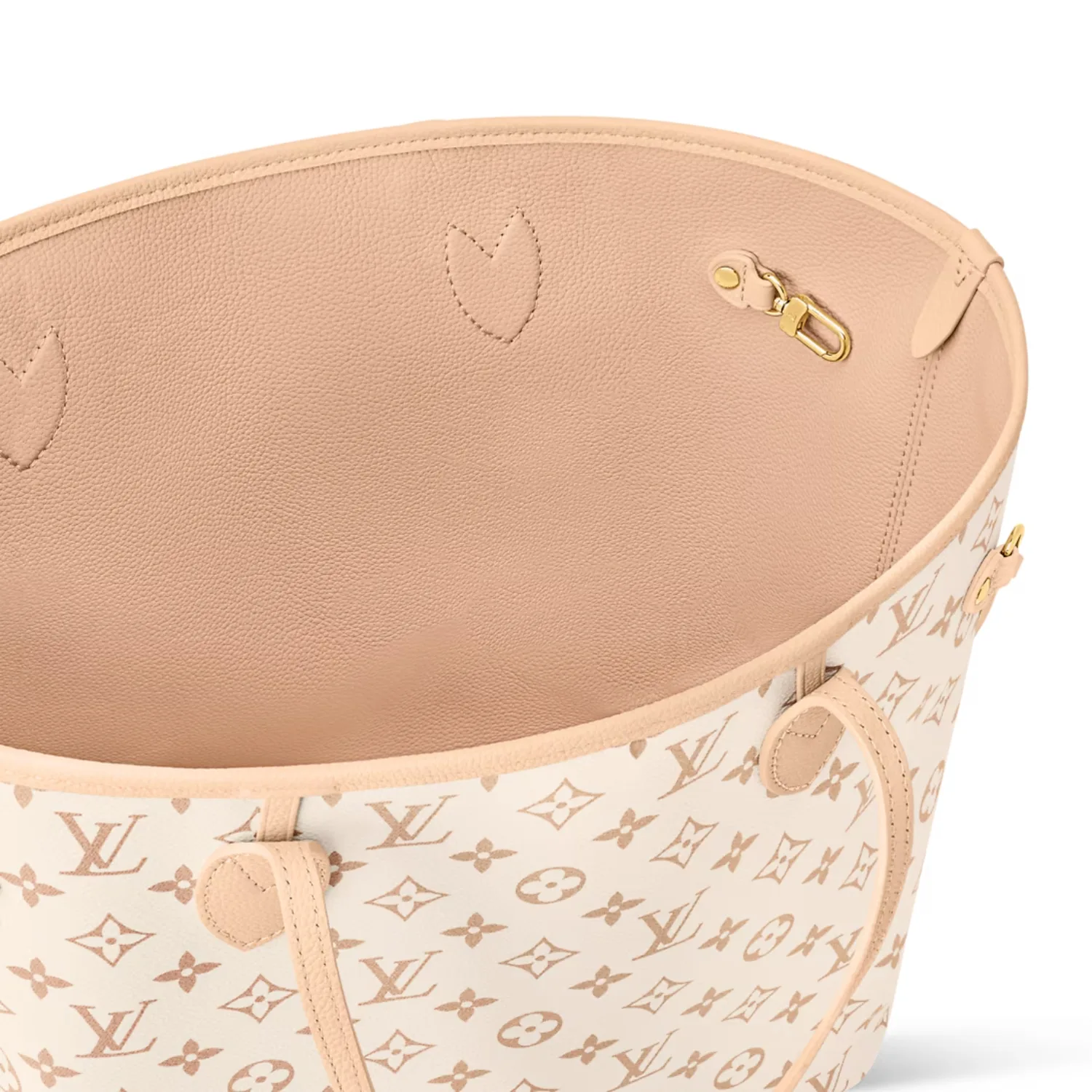 Louis Vuitton Neverfull Inside Out MM Tote Bag / Dune/ Hazelnut Gold Hardware - Image 8