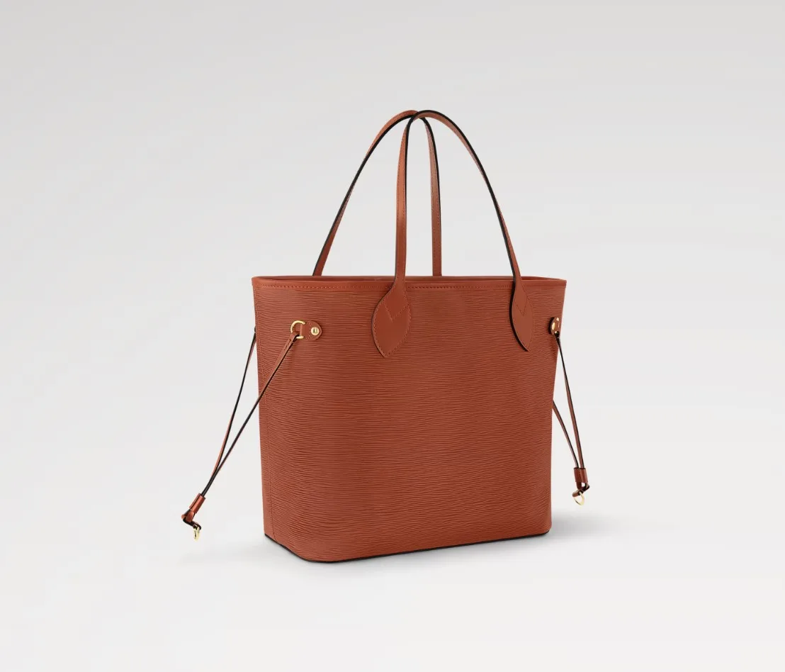 Louis Vuitton Neverfull MM Tote Bag / Kenyan Fauve Gold Hardware - Image 4