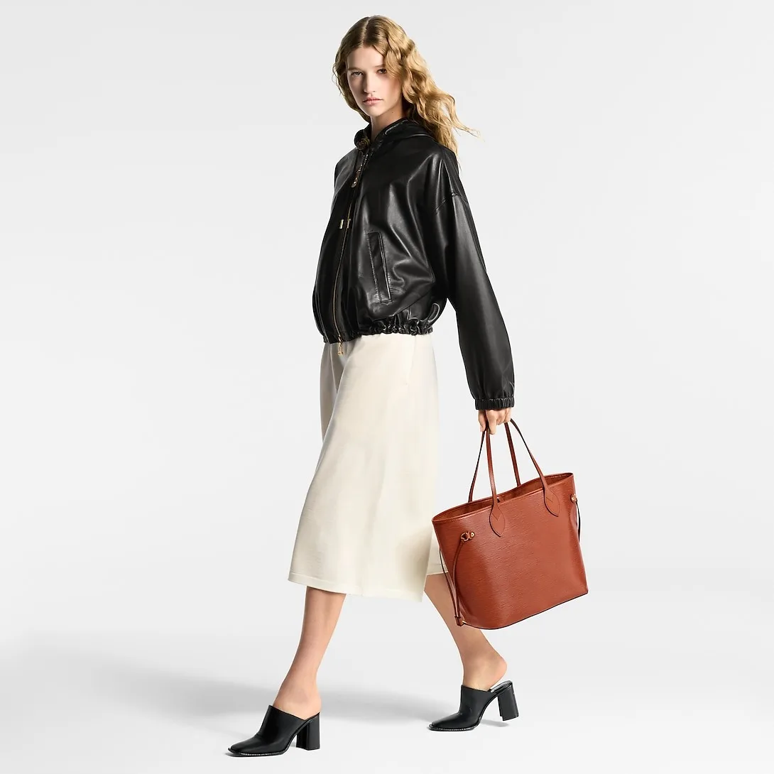 Alternative view of Louis Vuitton Neverfull MM Tote Bag / Kenyan Fauve Gold Hardware