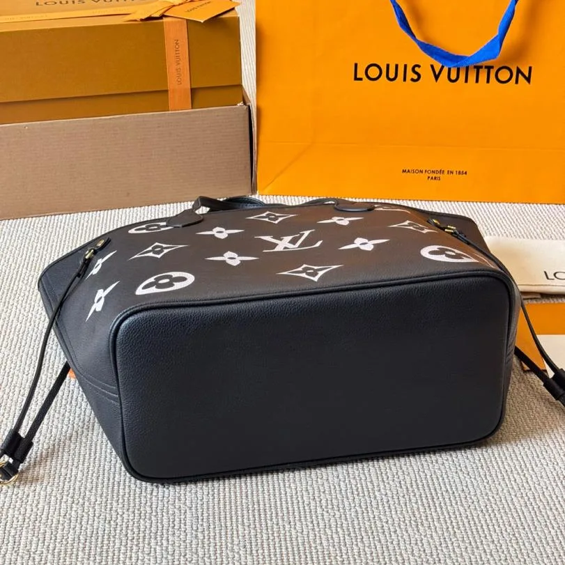 Louis Vuitton Neverfull MM Monogram Empreinte Blue / - Image 4