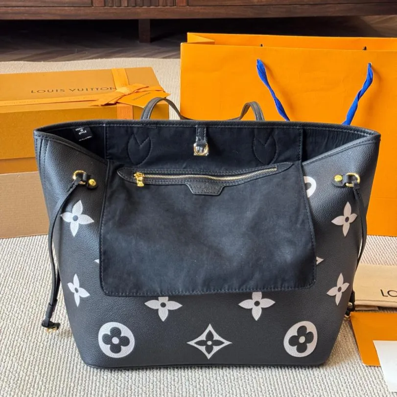 Louis Vuitton Neverfull MM Monogram Empreinte Blue / - Image 5