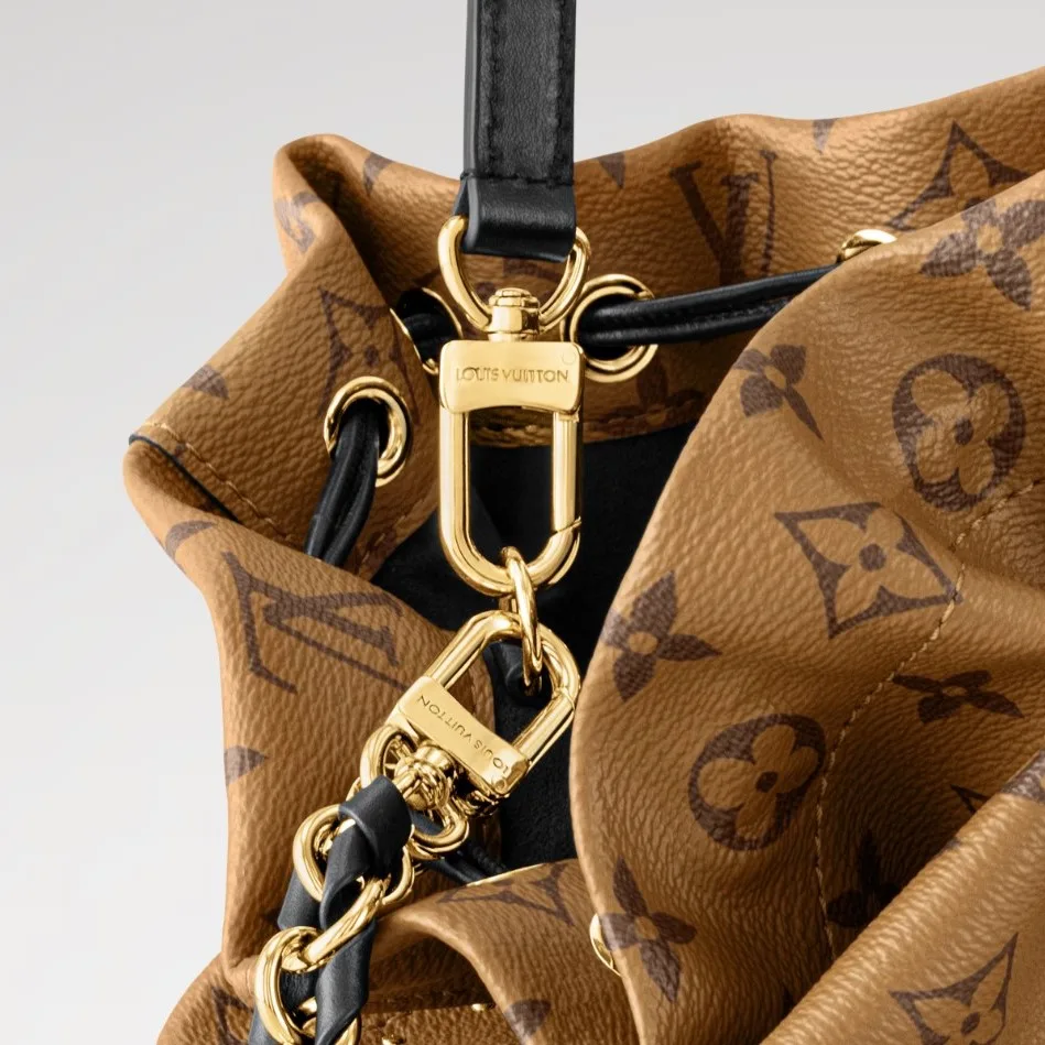 Louis Vuitton Noé Trunk PM Handbag Monogram Reverse Brown / - Image 7