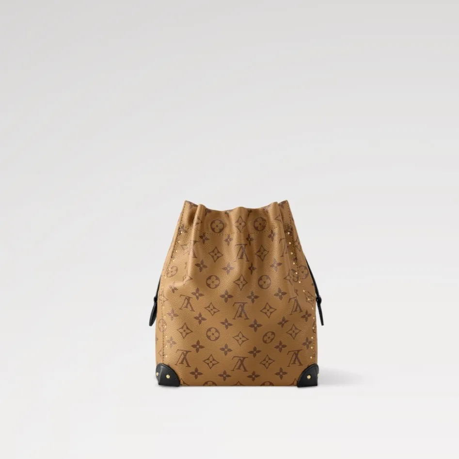 Louis Vuitton Noé Trunk PM Handbag Monogram Reverse Brown / - Image 6