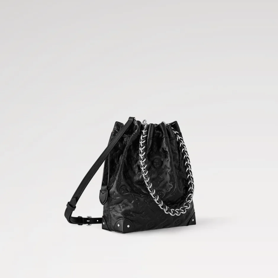 Alternative view of Louis Vuitton Noé Trunk PM Handbag Black /