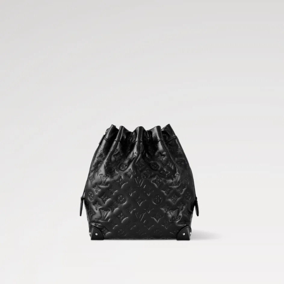 Louis Vuitton Noé Trunk PM Handbag Black / - Image 3