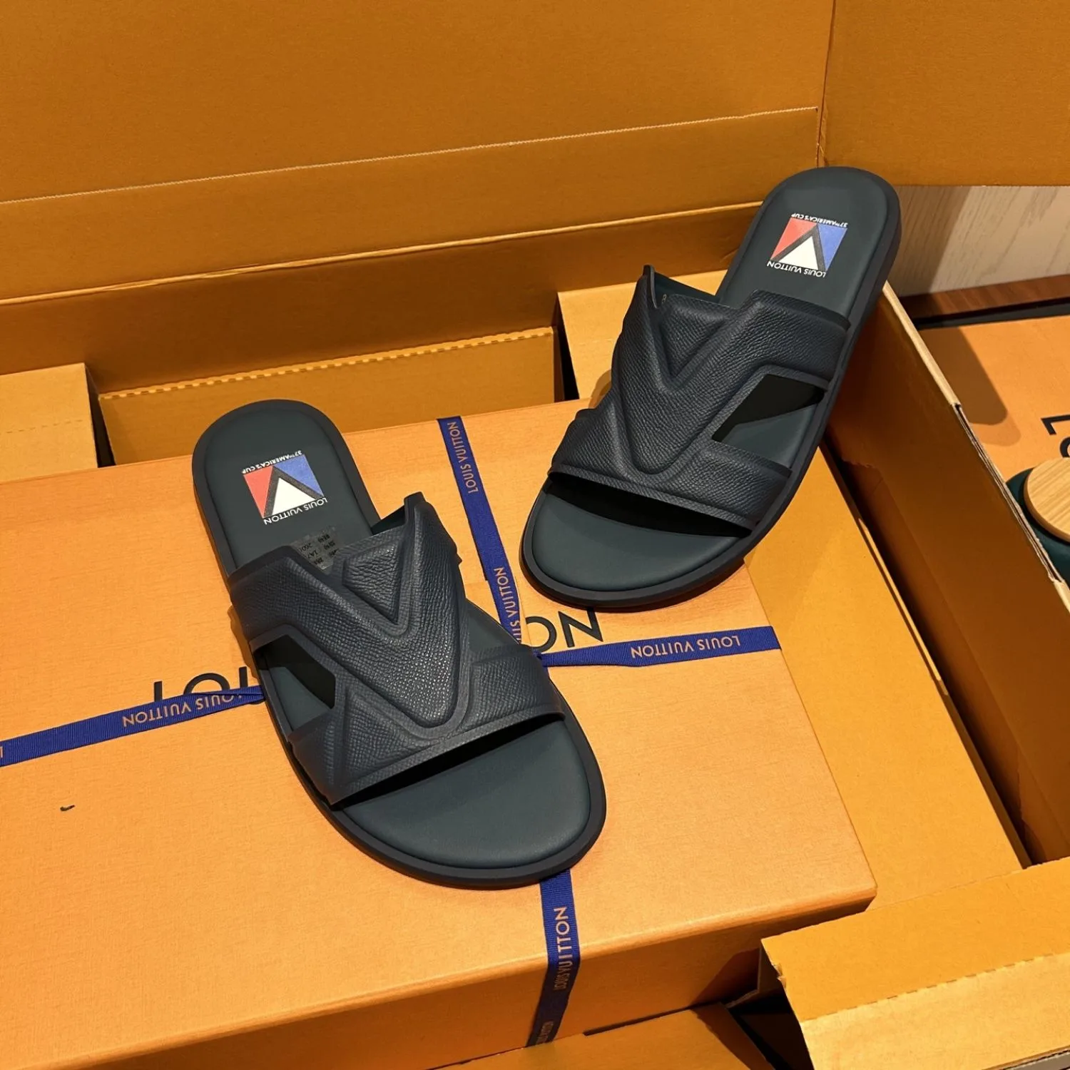 Louis Vuitton Oasis Mule Gray Blue - Image 3