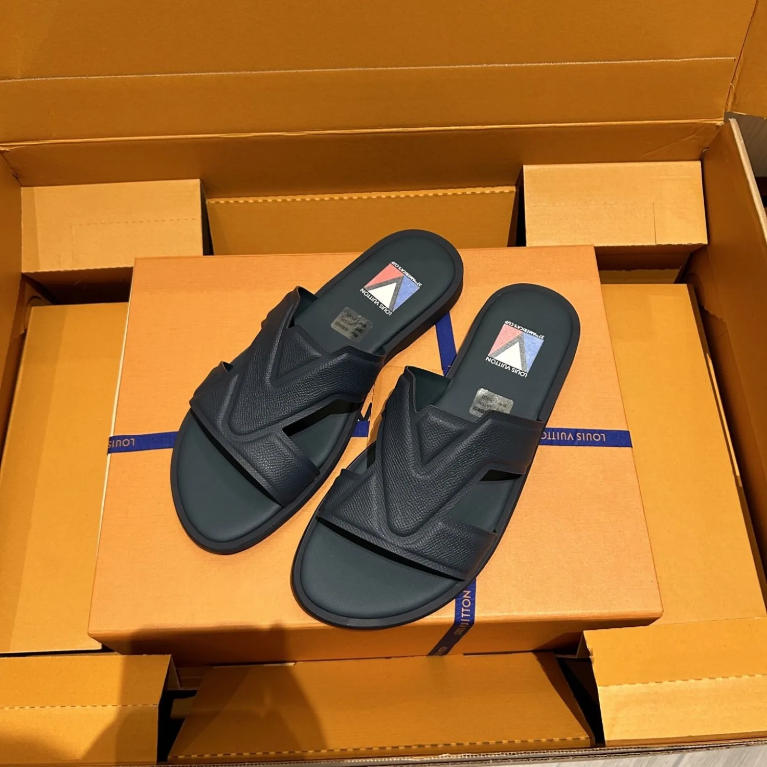 Louis Vuitton Oasis Mule Gray Blue - Image 5