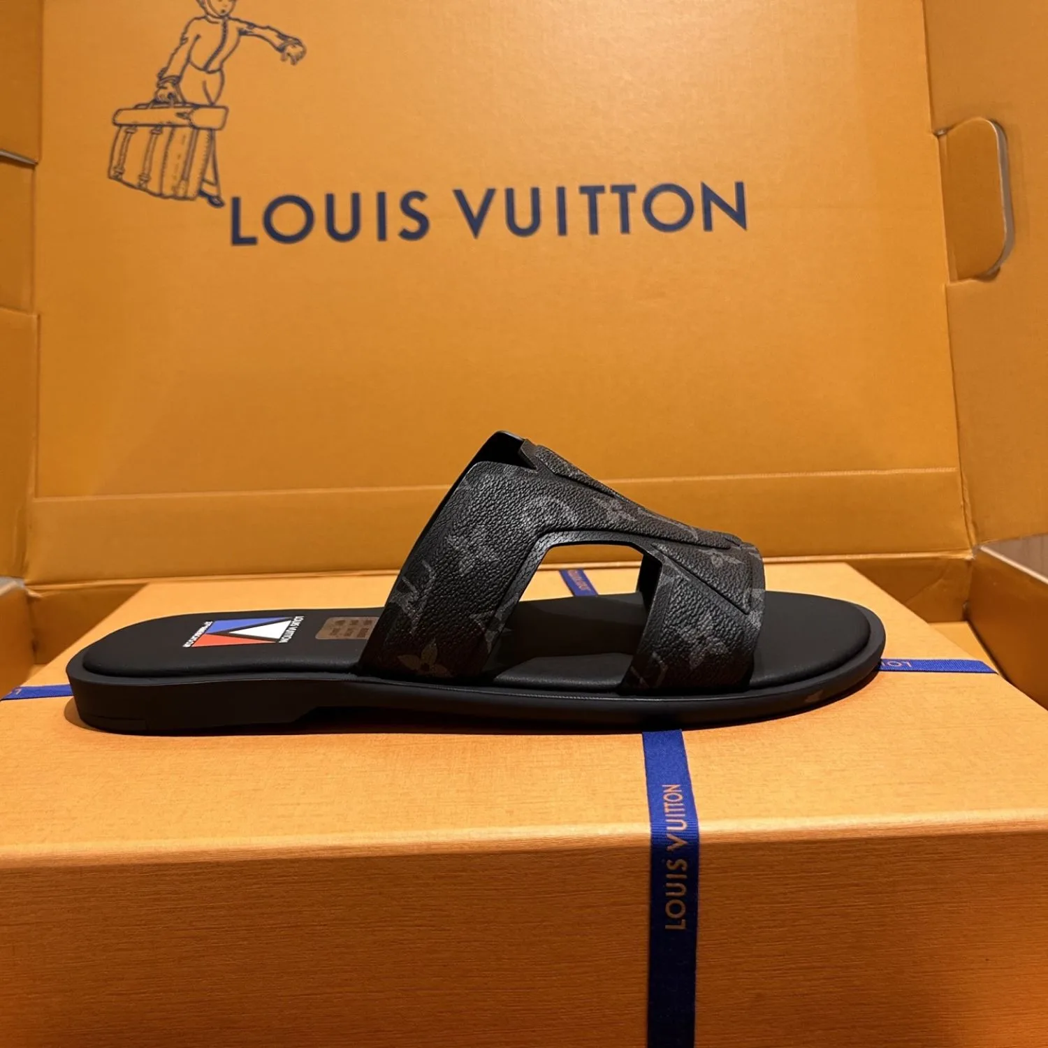 Louis Vuitton Oasis Mule Monogram Black - Image 3