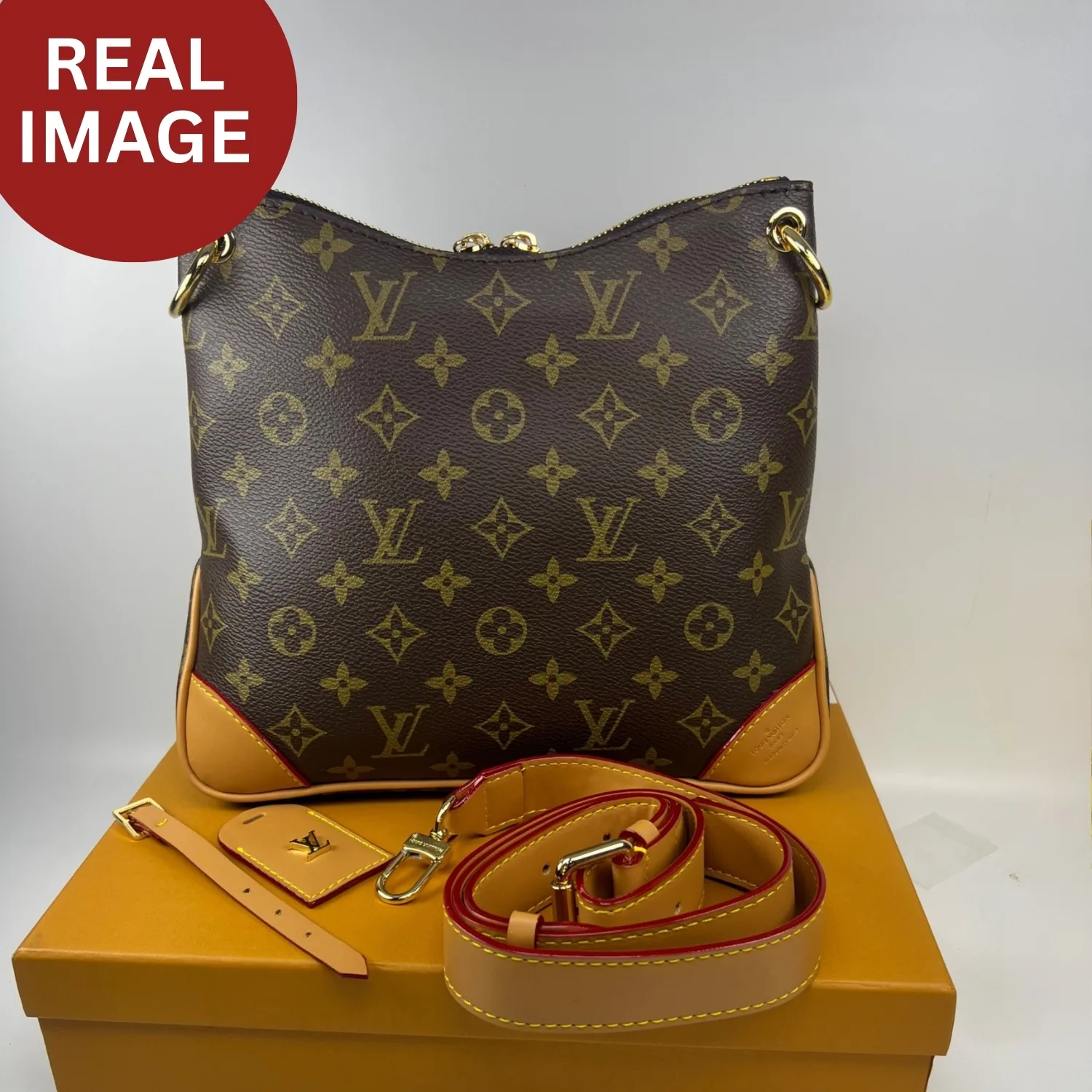Louis Vuitton Odeon PM Monogram Canvas Brown / - Image 5