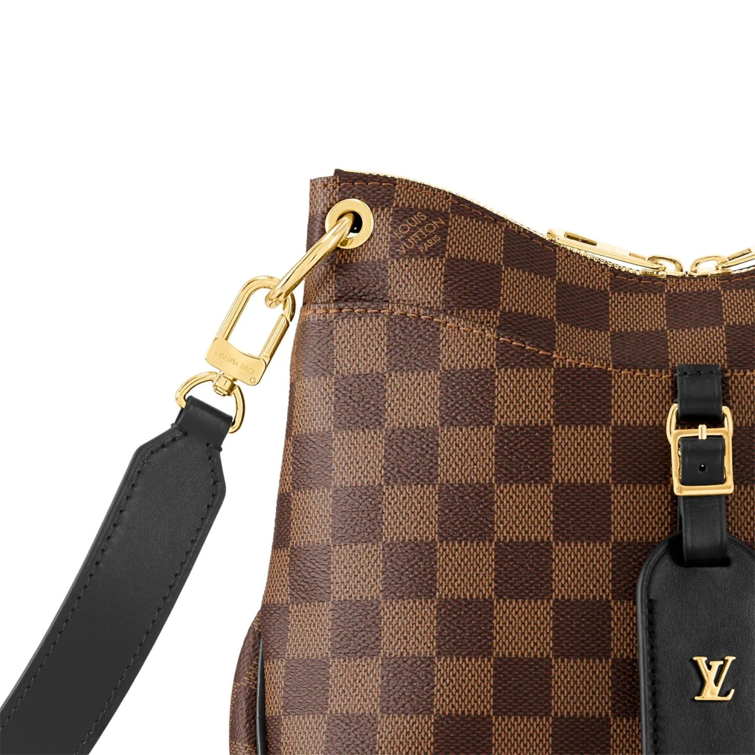 Louis Vuitton Odéon PM Bag Damier Ebene Brown / - Image 5