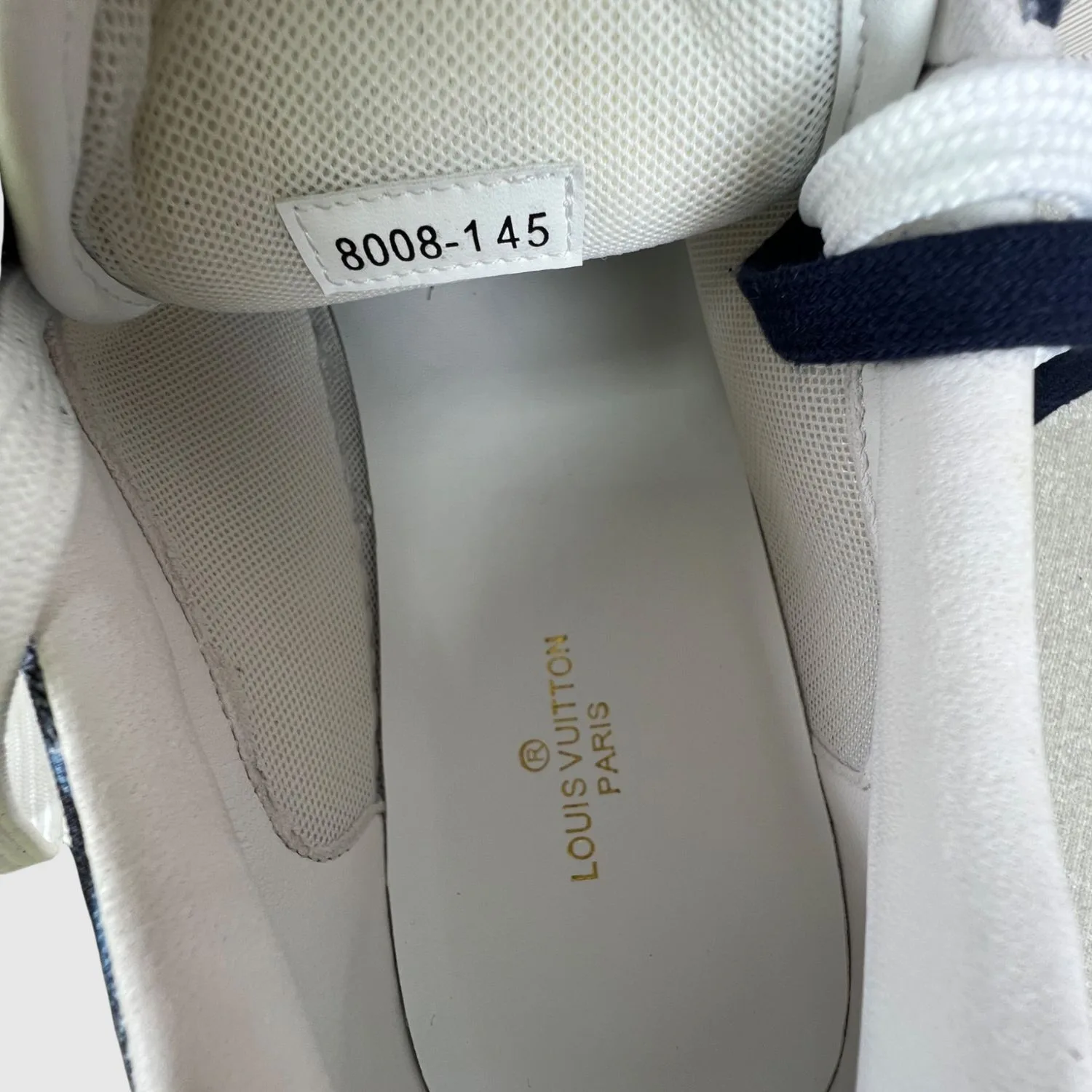 Louis Vuitton LV Ollie Richelieu Trainers Blue LV 1AAHRJ - Image 4