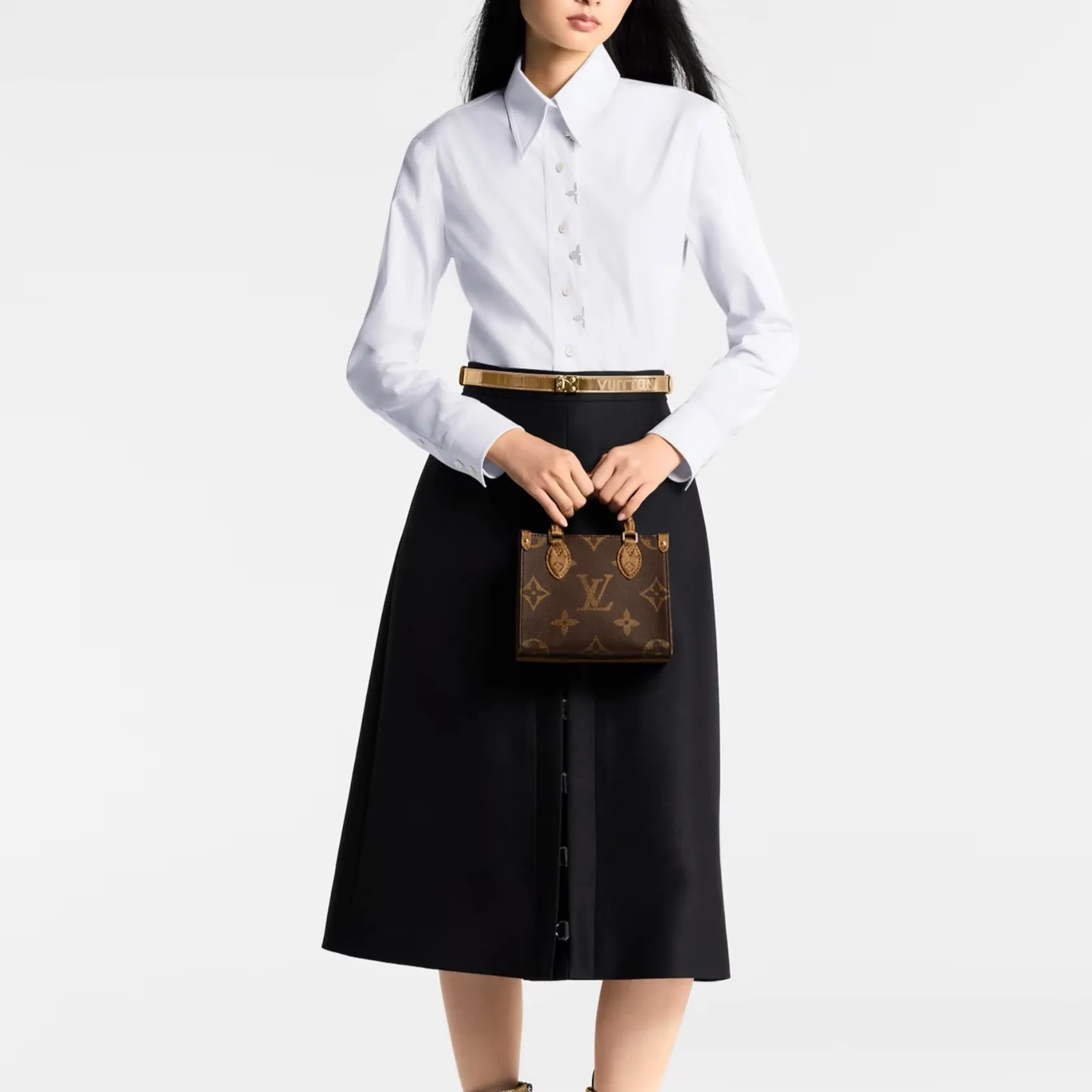 Alternative view of Louis Vuitton OnTheGo BB Tote Bag / Monogram Reverse Gold Hardware