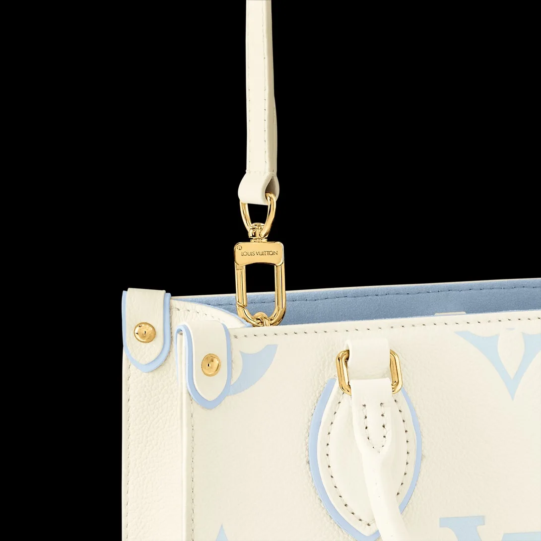 Louis Vuitton OnTheGo PM Tote Bag / White Gold Hardware - Image 5