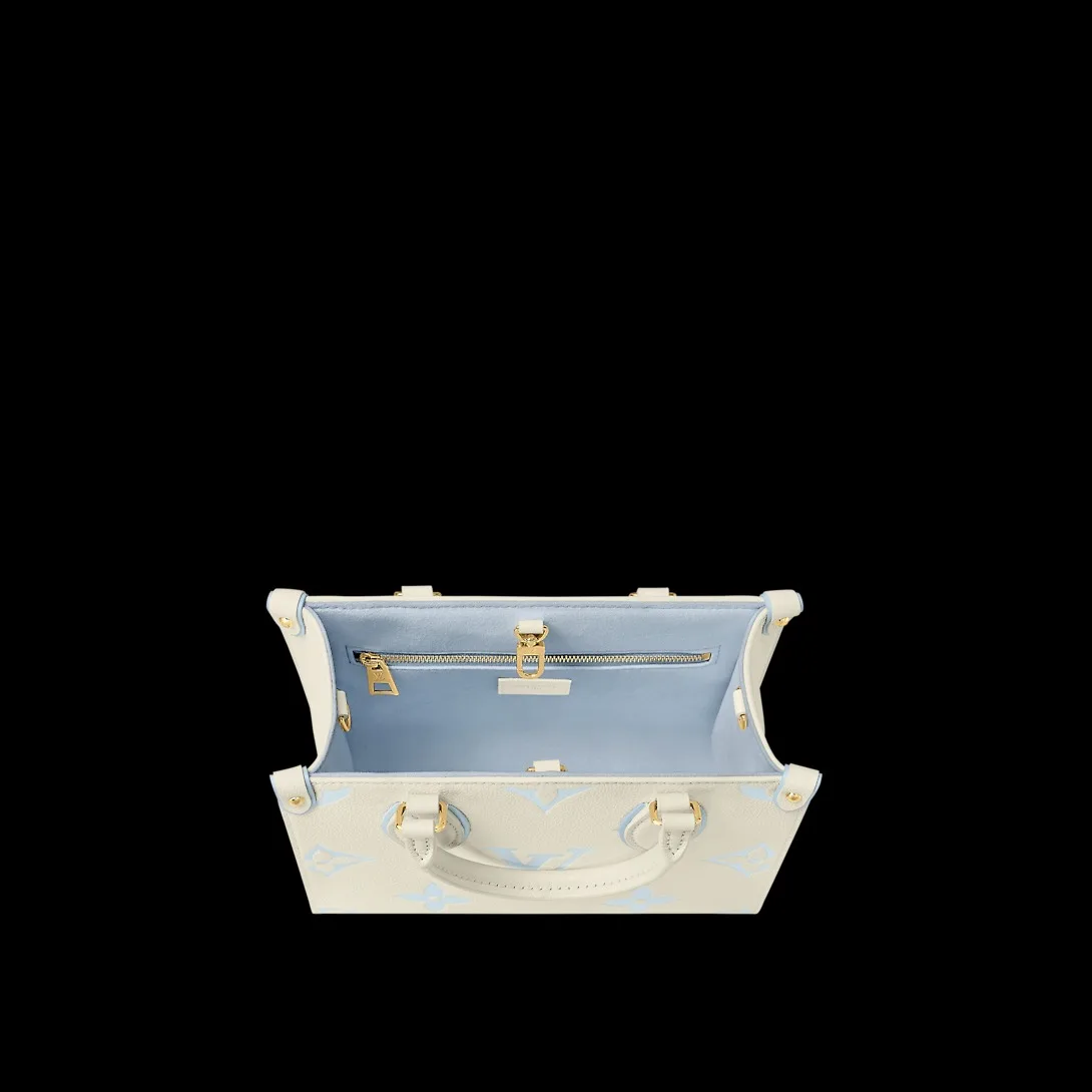 Louis Vuitton OnTheGo PM Tote Bag / White Gold Hardware - Image 3