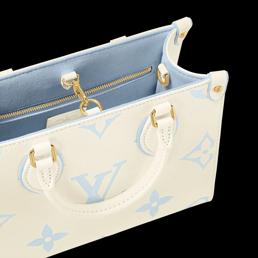 Alternative view of Louis Vuitton OnTheGo PM Tote Bag / White Gold Hardware