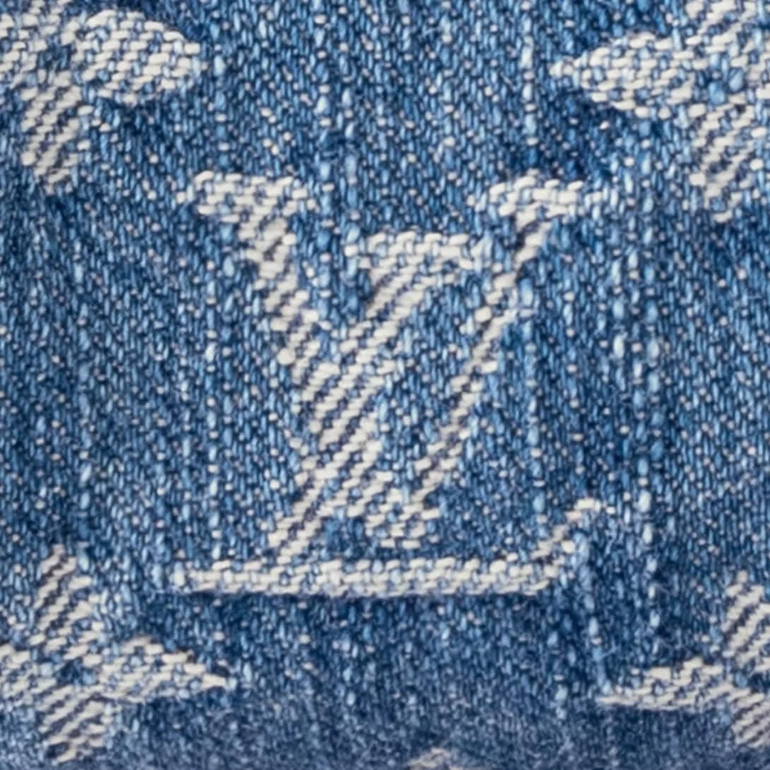 Alternative view of Louis Vuitton Papillon Blue Denim - 10.6 Inches /