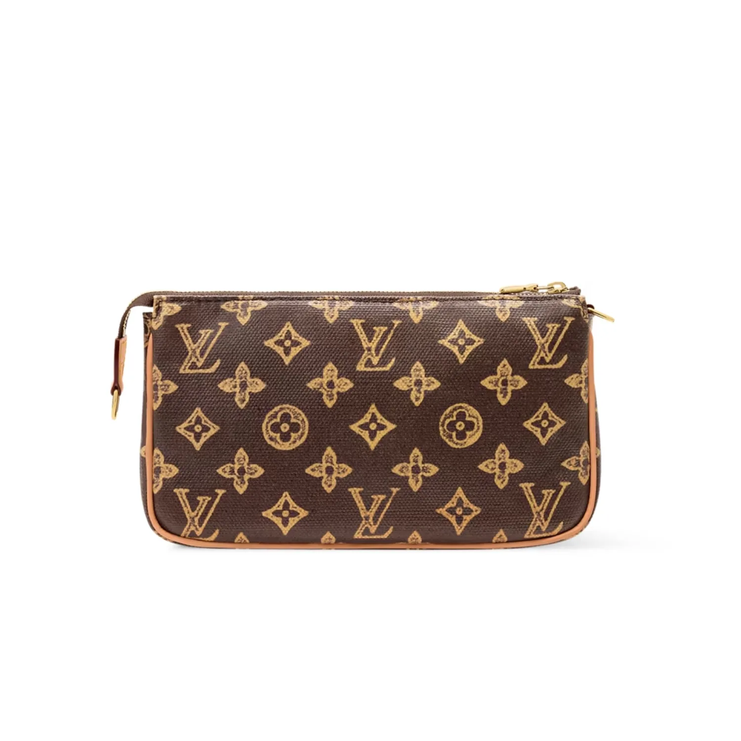 Louis Vuitton Pochette Accessoires Shoulder Bag / Brown Monogram Origine Ebene Gold Hardware - Image 4