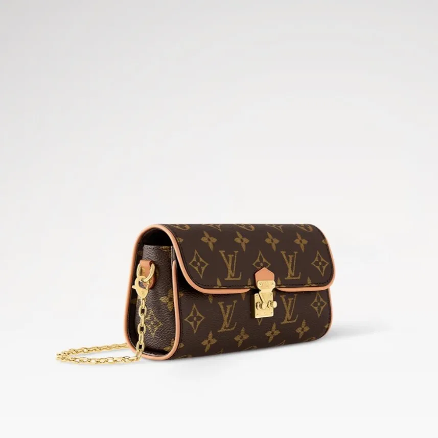 Louis Vuitton Pochette Camille Shoulder Bag / Brown Monogram Canvas Gold Hardware - Image 4