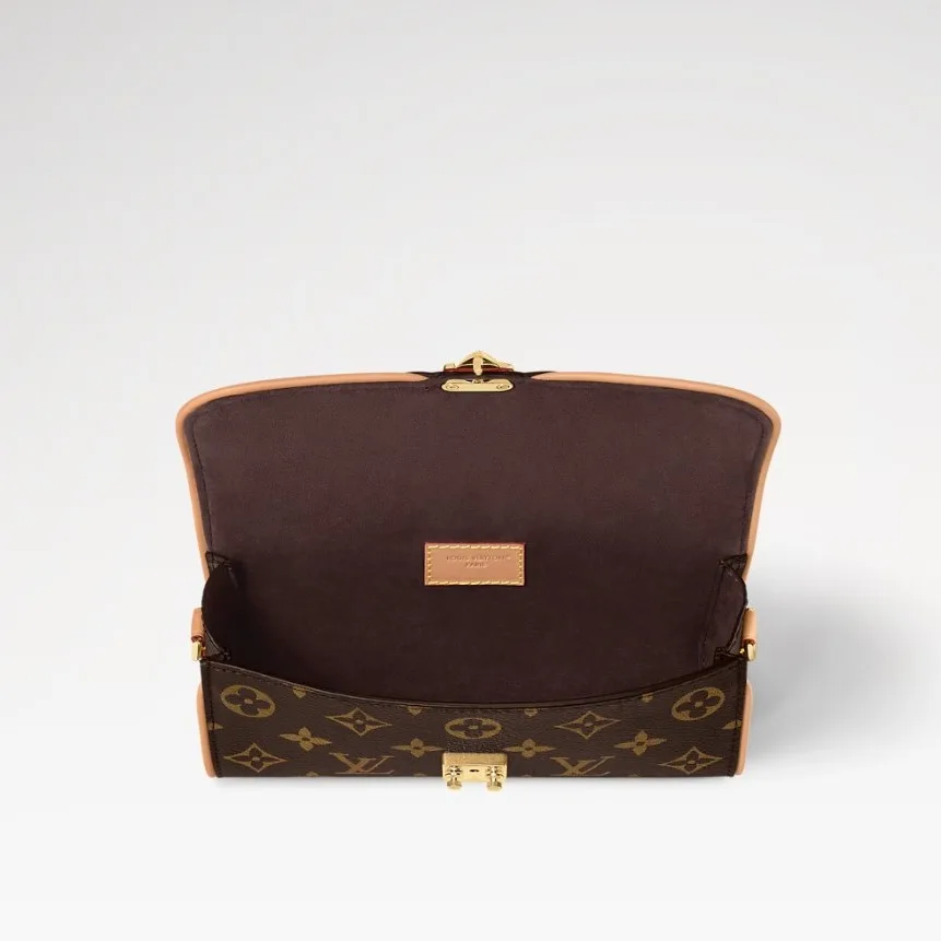 Louis Vuitton Pochette Camille Shoulder Bag / Brown Monogram Canvas Gold Hardware - Image 6