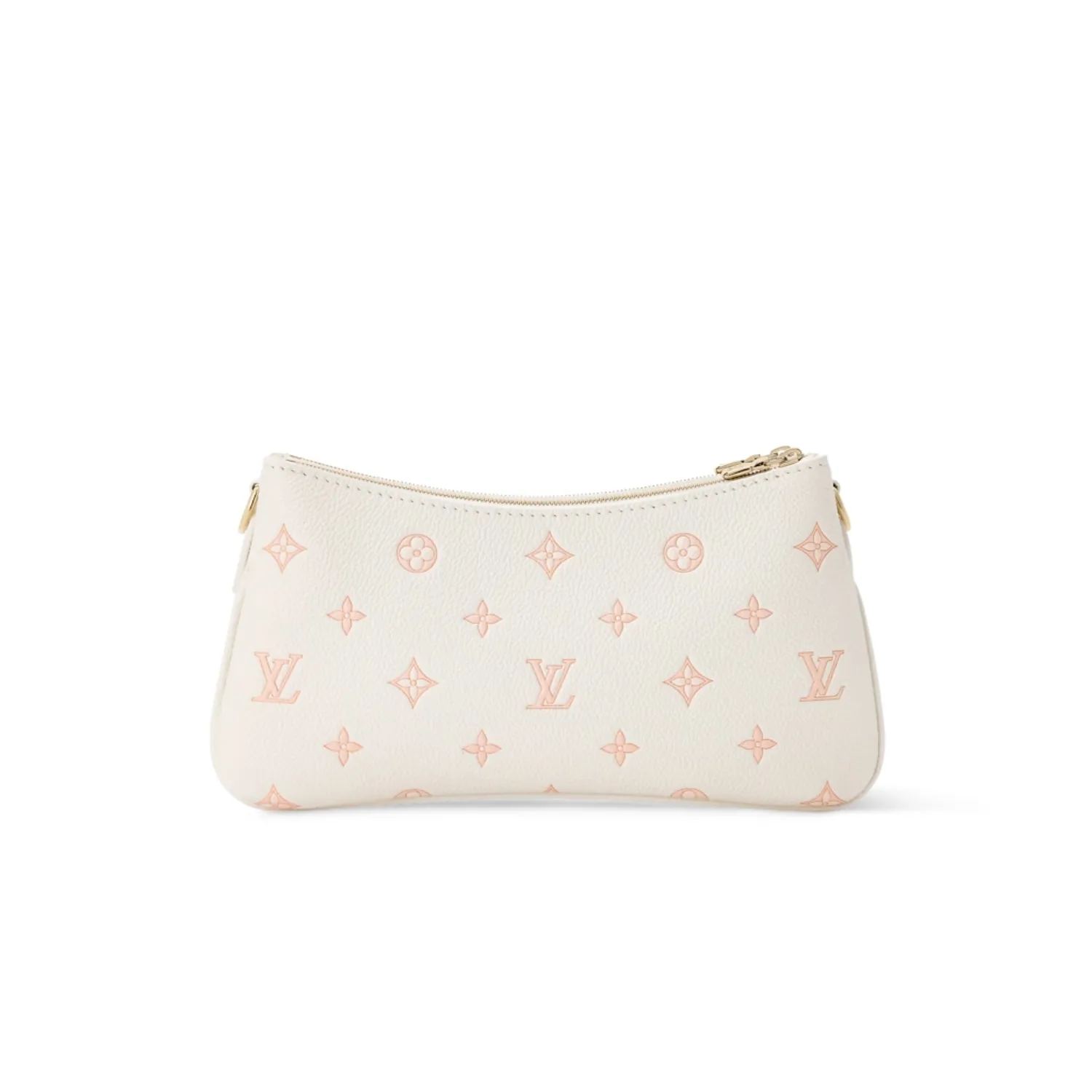 Louis Vuitton Pochette Liv Shoulder Bag / Milky White/ Peach Gold Hardware - Image 5