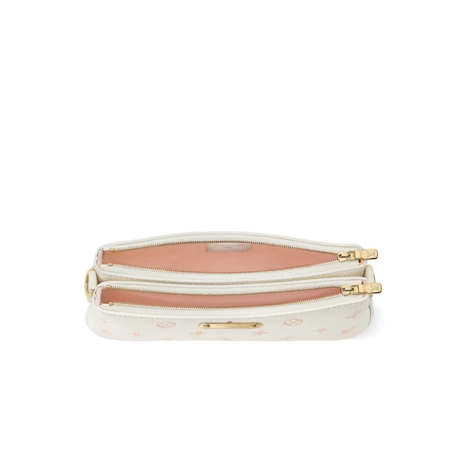 Louis Vuitton Pochette Liv Shoulder Bag / Milky White/ Peach Gold Hardware - Image 7