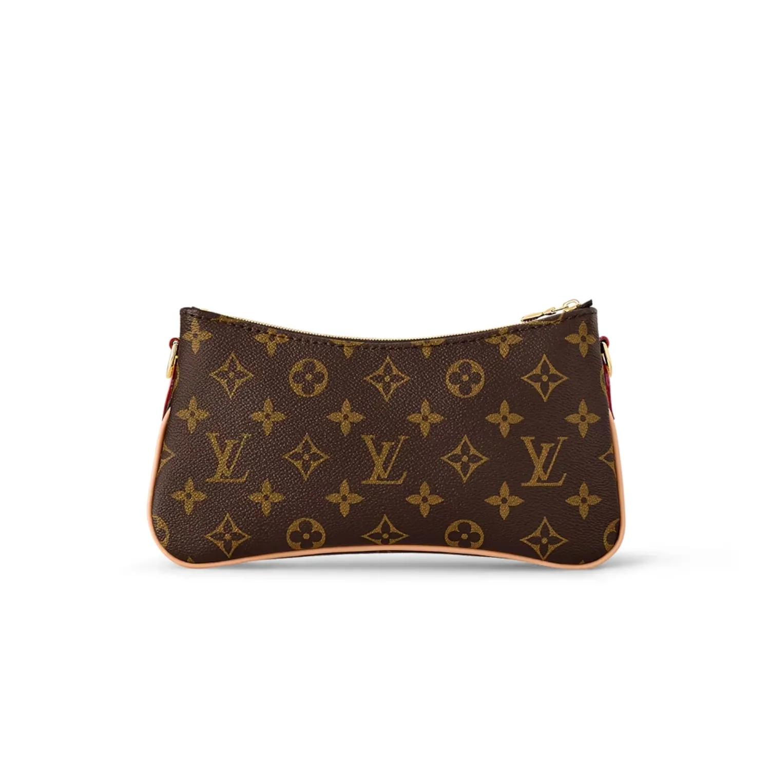 Louis Vuitton Pochette Liv Shoulder Bag / Brown Monogram Canvas Gold Hardware - Image 4