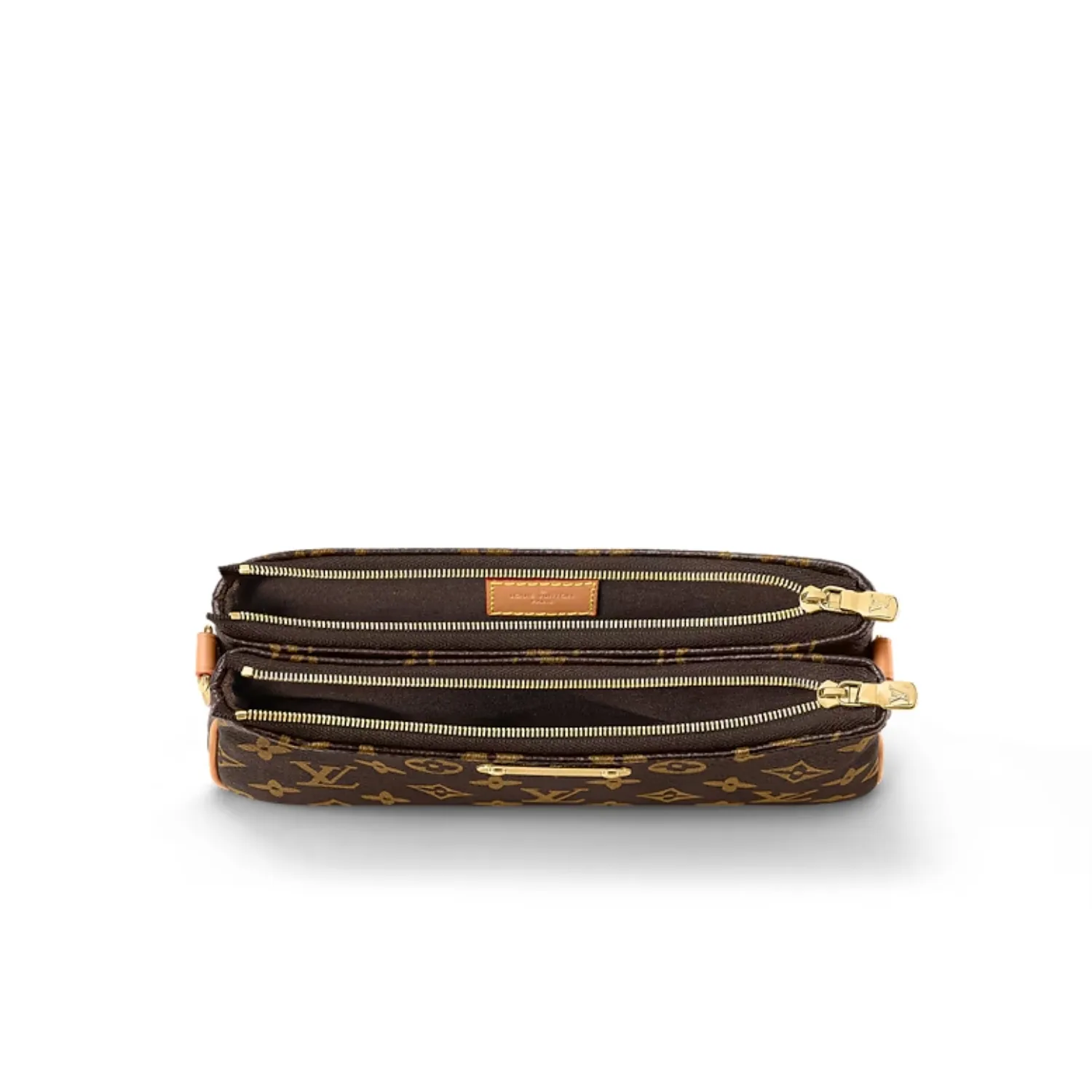 Louis Vuitton Pochette Liv Shoulder Bag / Brown Monogram Canvas Gold Hardware - Image 5