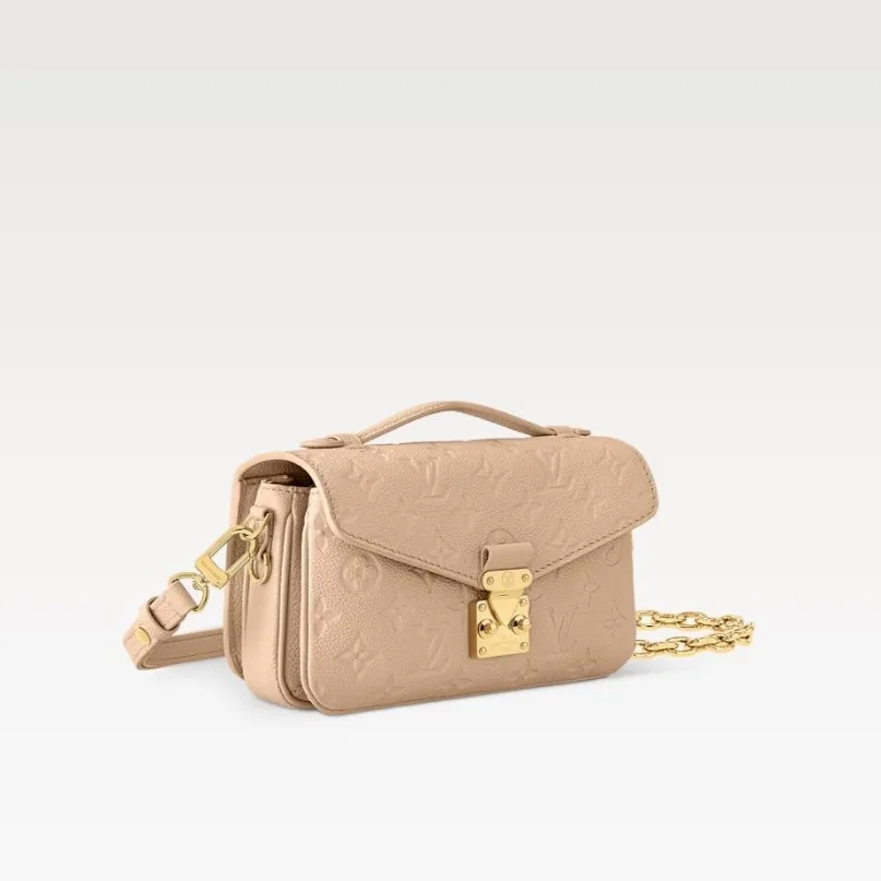 Louis Vuitton Pochette Metis East West Shoulder Bag / Sand Gold Hardware - Image 3