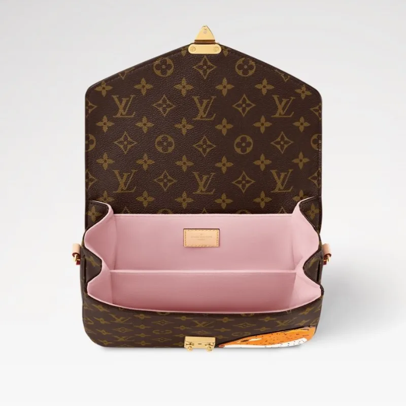 Louis Vuitton Pochette Metis Shoulder Bag / Brown Gold Hardware - Image 4