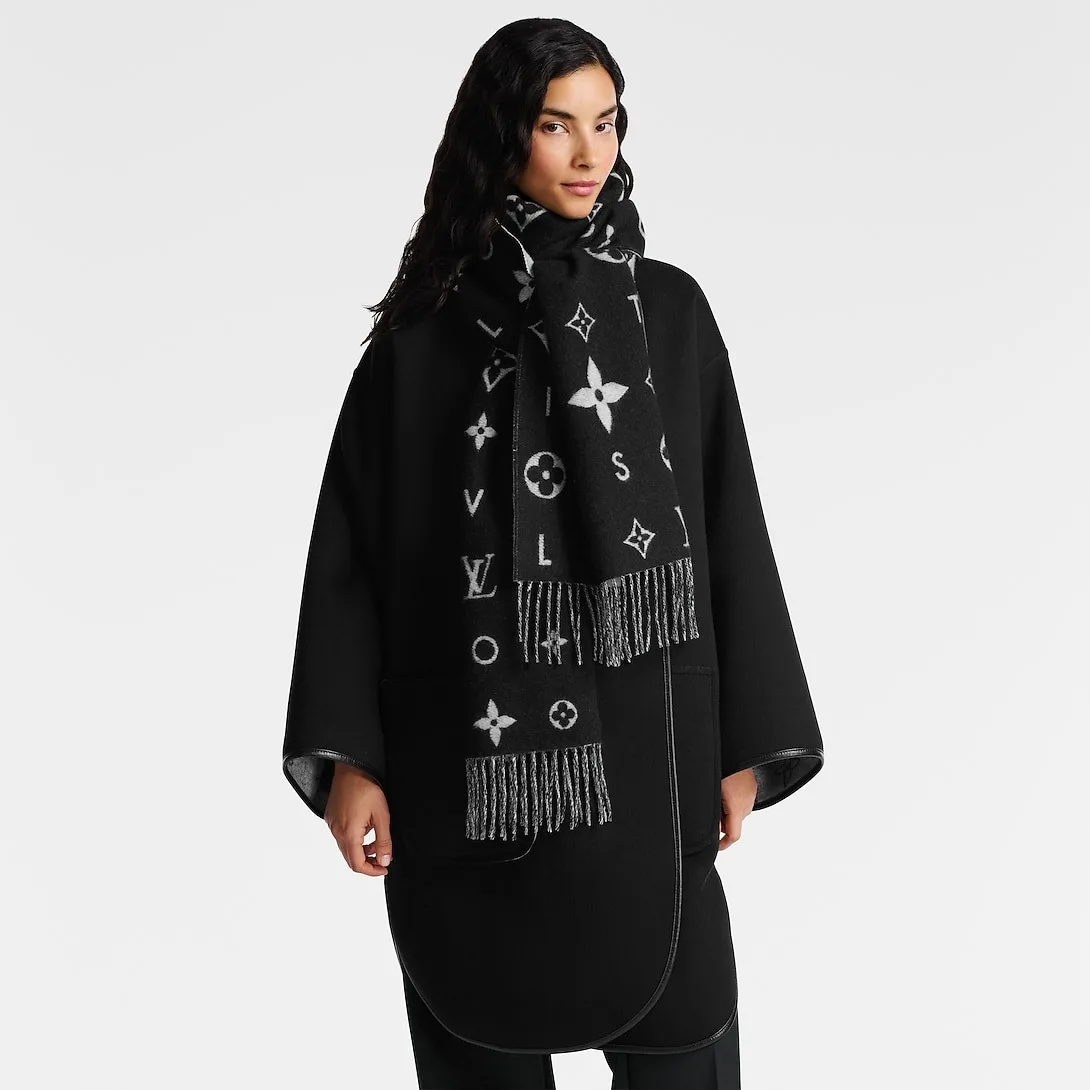 Louis Vuitton Reykjavik 2.0 Scarf Black / - Image 2