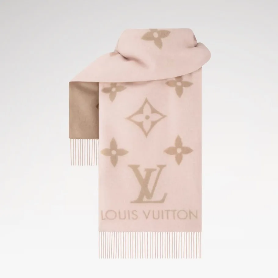 Louis Vuitton Reykjavik Scarf Beige Rose / - Image 4