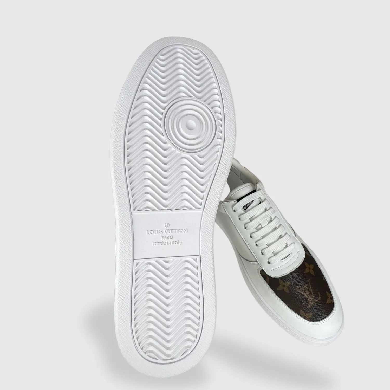 Alternative view of Louis Vuitton Rivoli Sneaker Brown And White
