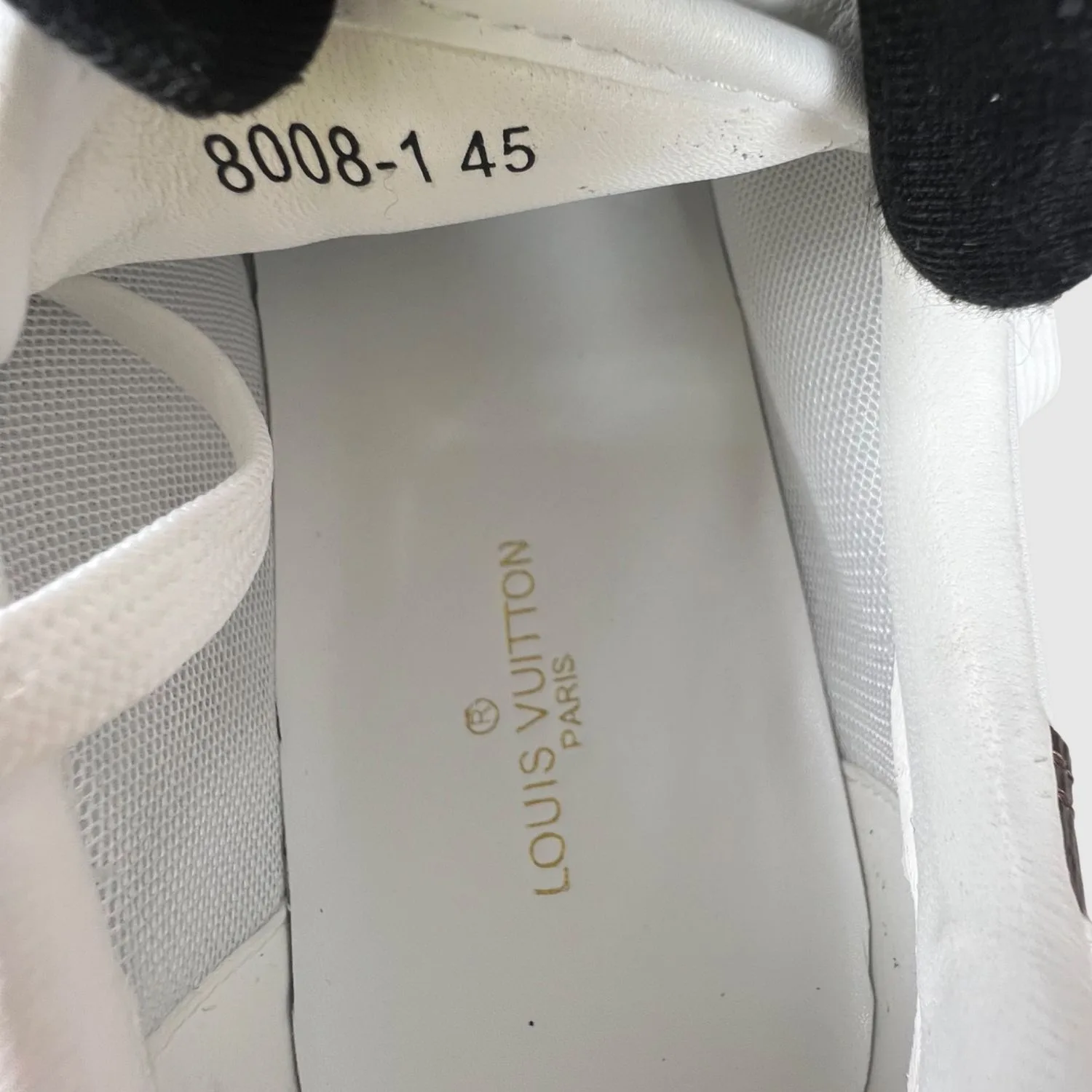 Louis Vuitton Rivoli Sneaker Brown And White - Image 4