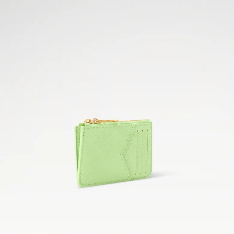 Alternative view of Louis Vuitton Romy Card Holder Apple Green /