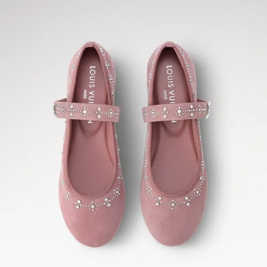 Alternative view of Louis Vuitton Romy Flat Ballerina Vintage Pink 1AICXP