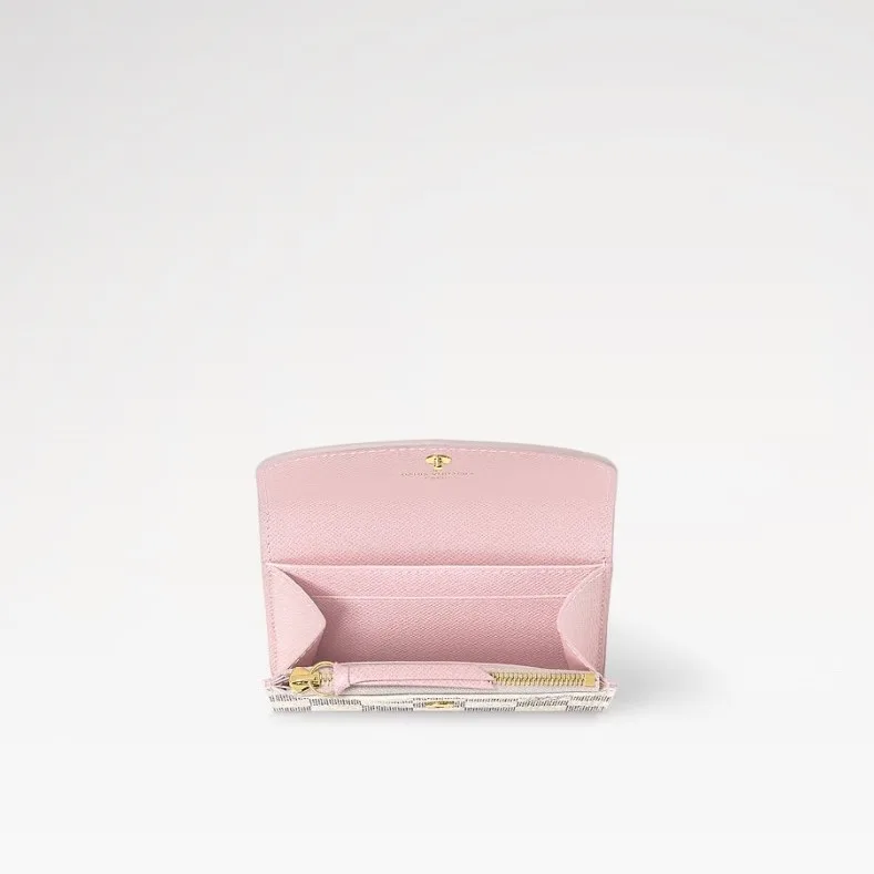 Louis Vuitton Rosalie Coin Purse Damier Azur Canvas / - Image 4