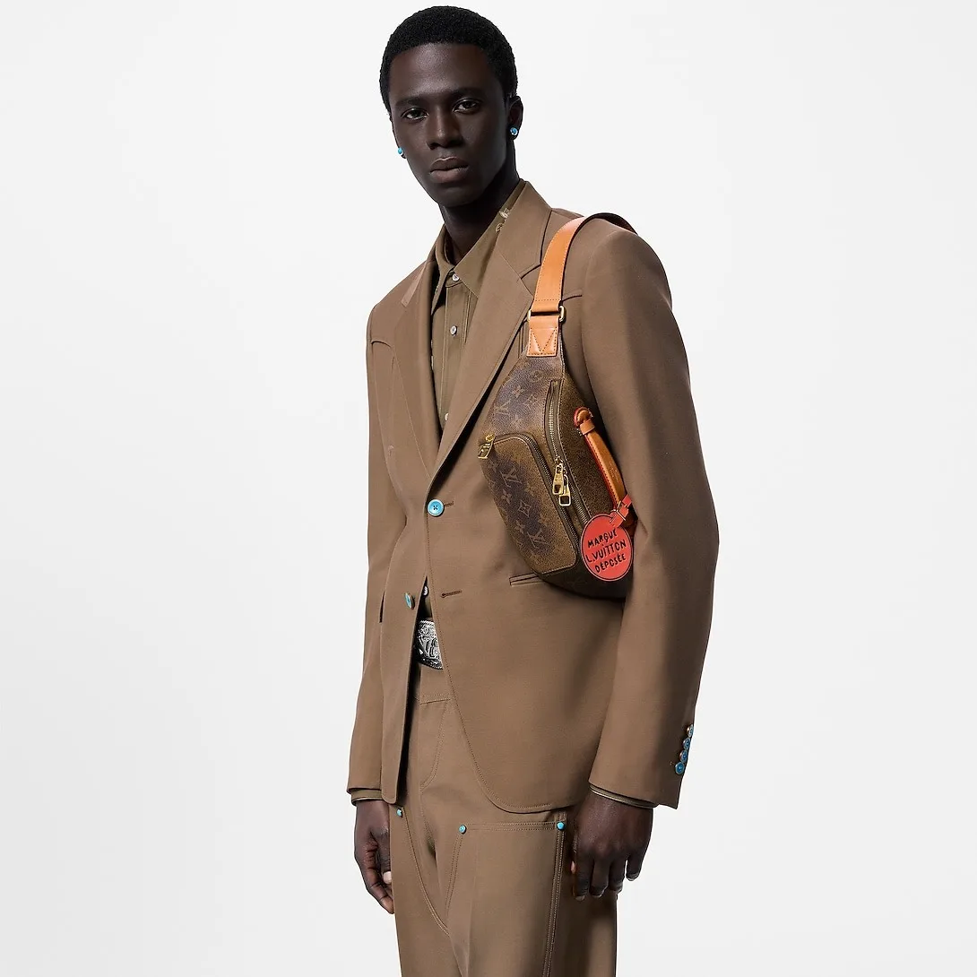 Louis Vuitton Rush Bumbag / Brown Gold Hardware - Image 5