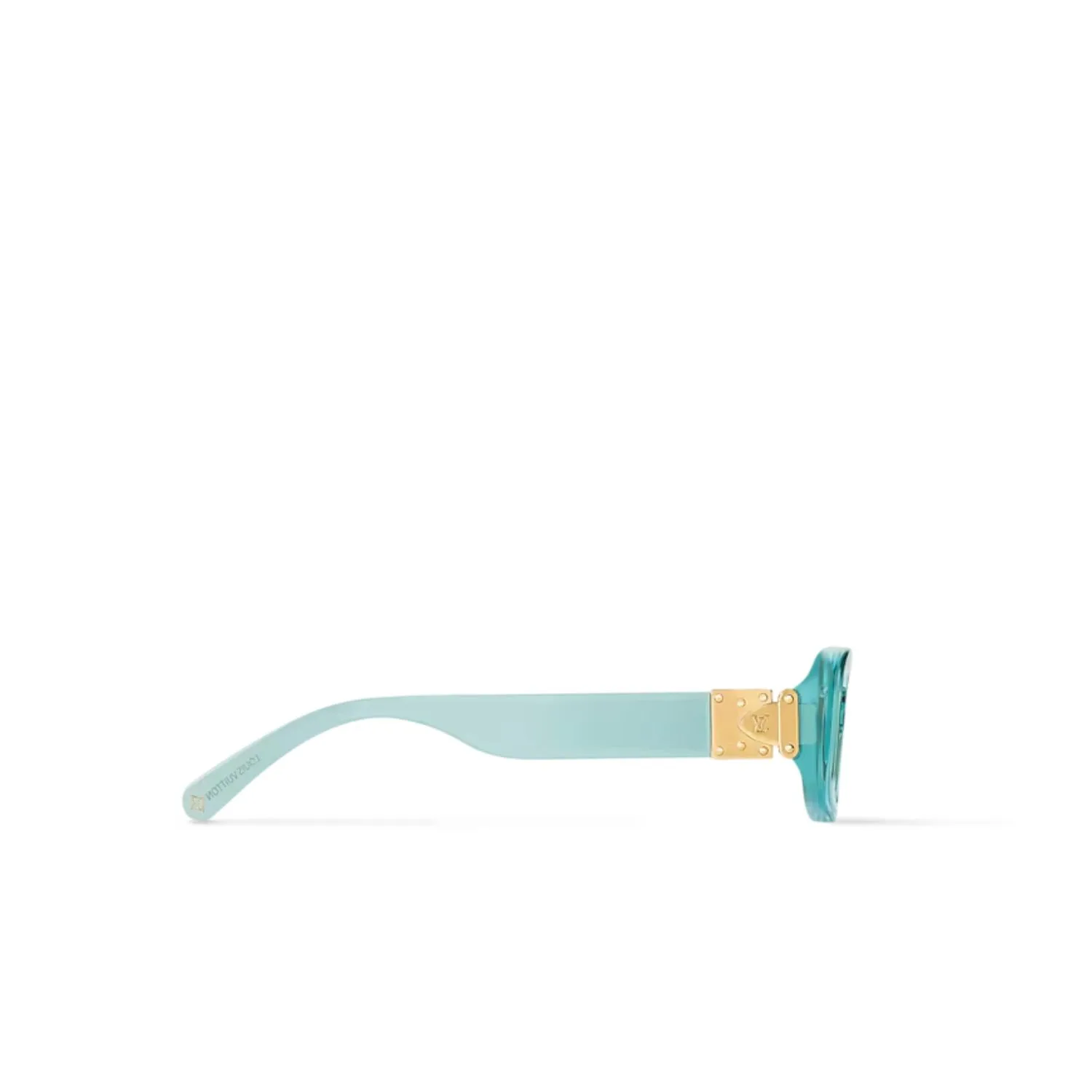Louis Vuitton S-Lock Cat Eye Sunglasses Crystal Blue - Image 3