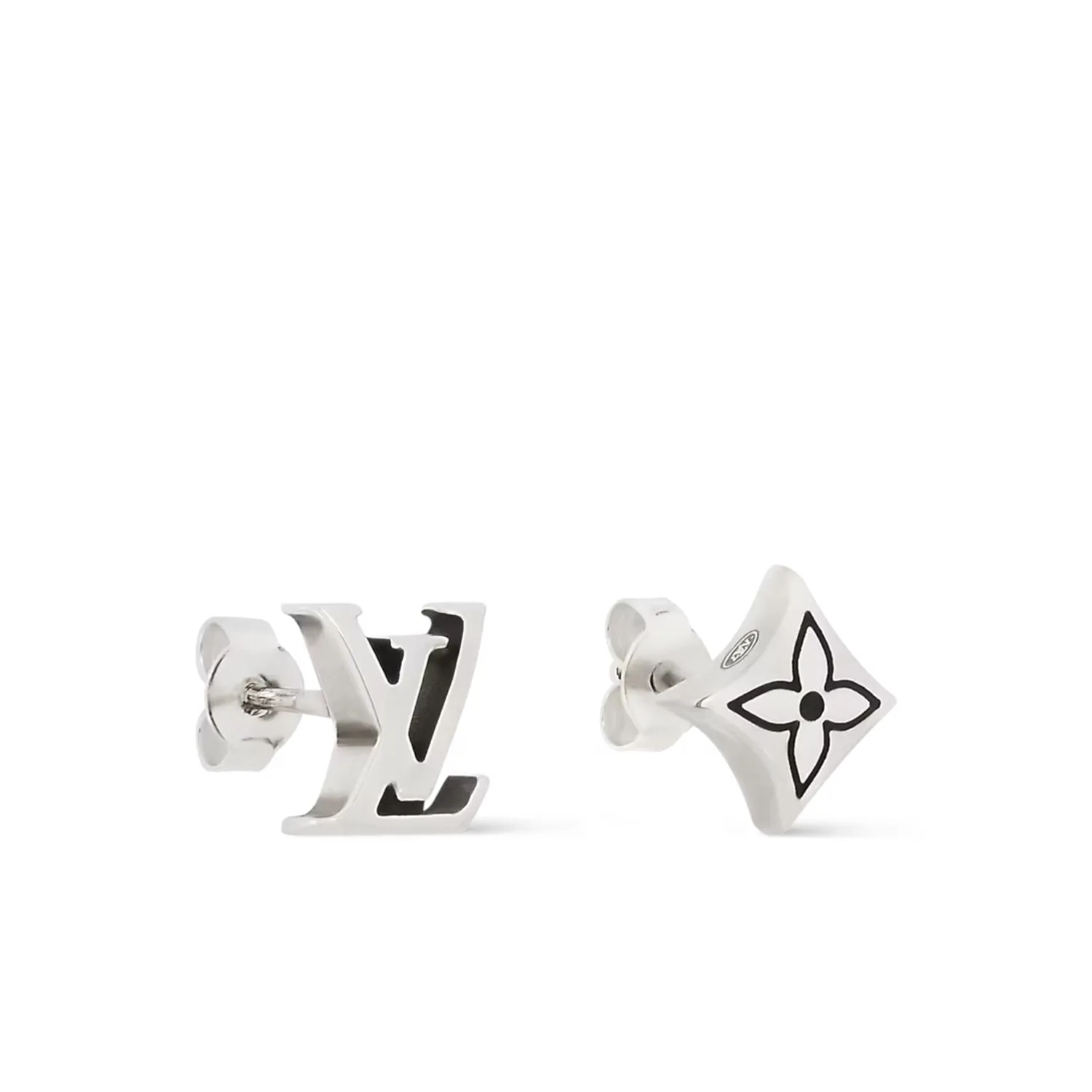 Alternative view of Louis Vuitton Iconic Earrings Silver-Toned
