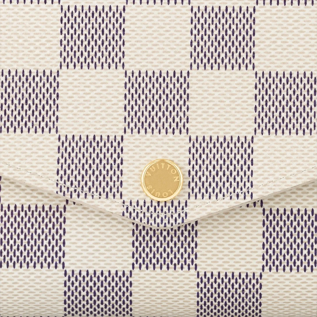 Louis Vuitton Sarah Wallet Damier Azur Canvas / - Image 5
