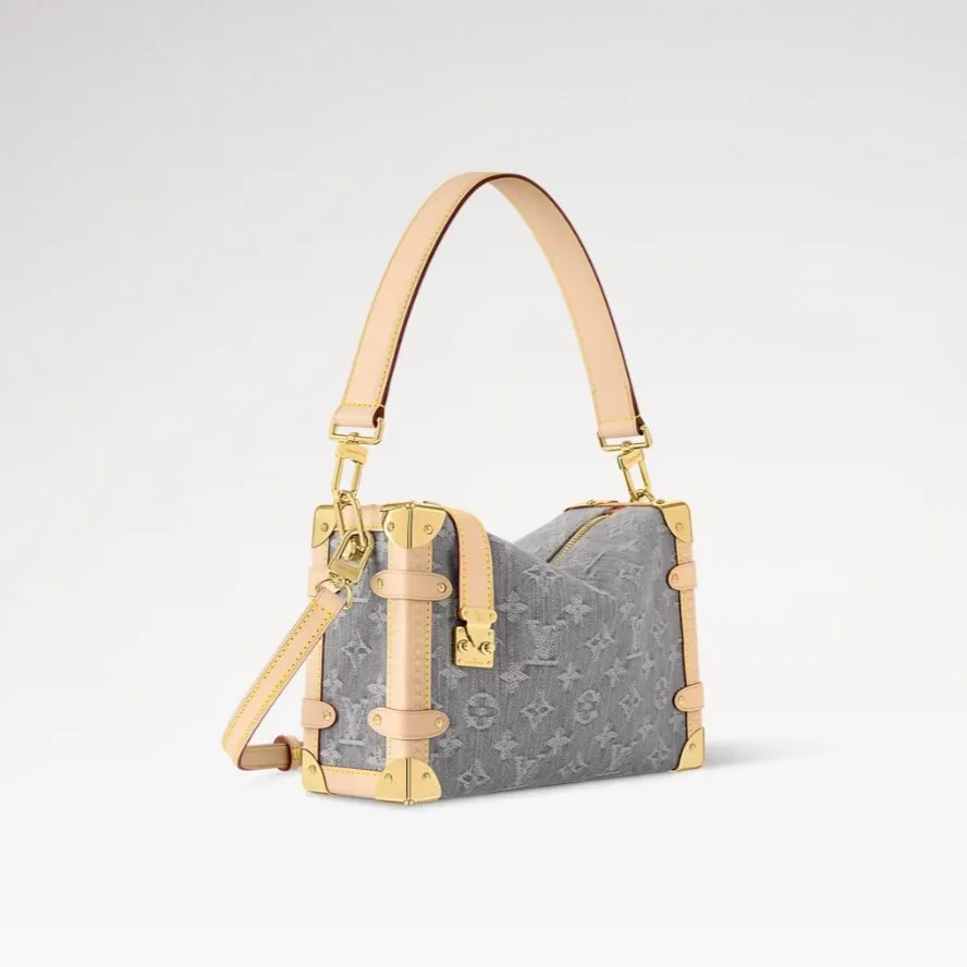 Alternative view of Louis Vuitton Side Trunk MM Washed Gray /