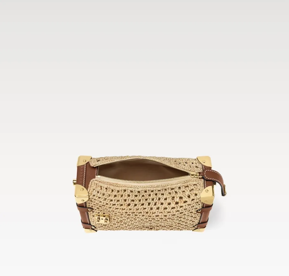 Louis Vuitton Side Trunk MM Raffia Natural/Brown / - Image 3