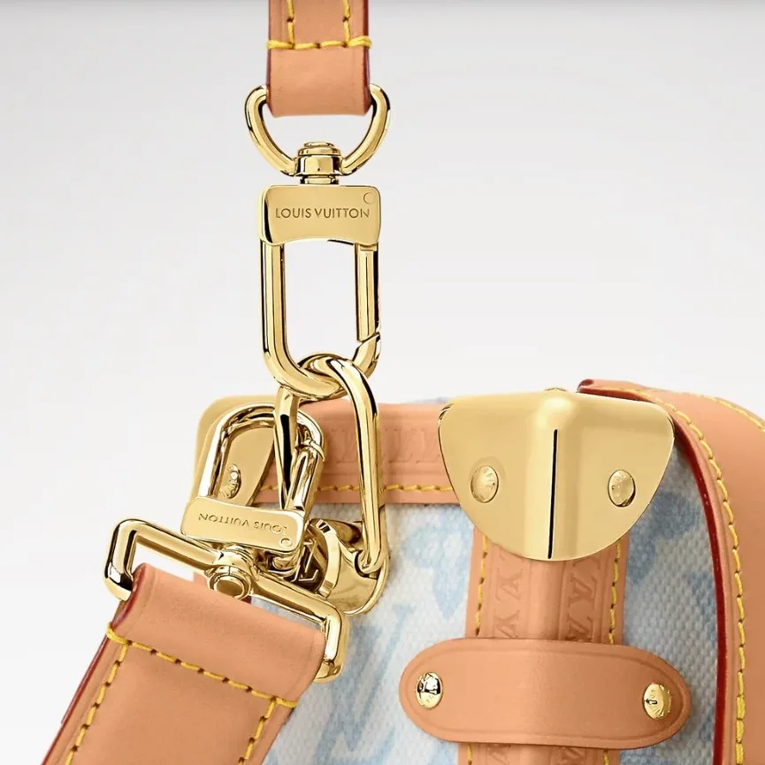 Louis Vuitton Side Trunk MM Monogram Origine Bleu Courrier / - Image 5