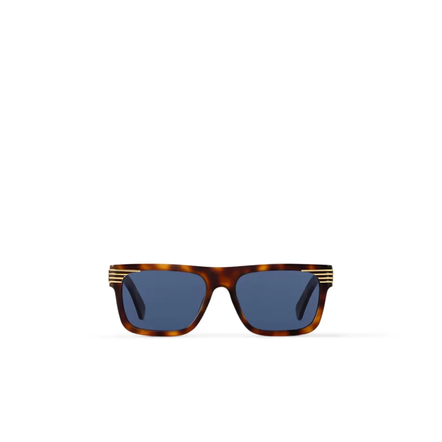 Louis Vuitton Slide Square Sunglasses Chocolate Tortoise - Image 3