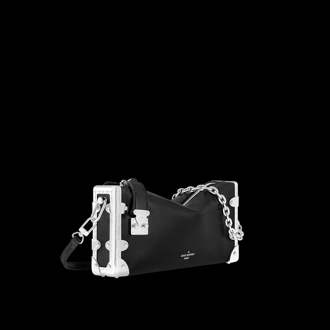 Louis Vuitton Slim Trunk Black Bag 9 Inches/ - Image 4