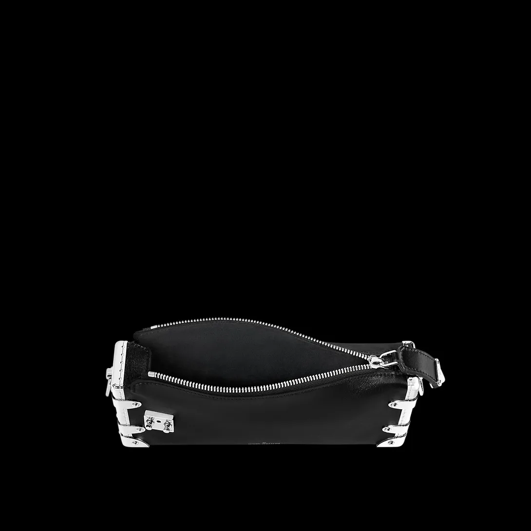 Louis Vuitton Slim Trunk Black Bag 9 Inches/ - Image 3