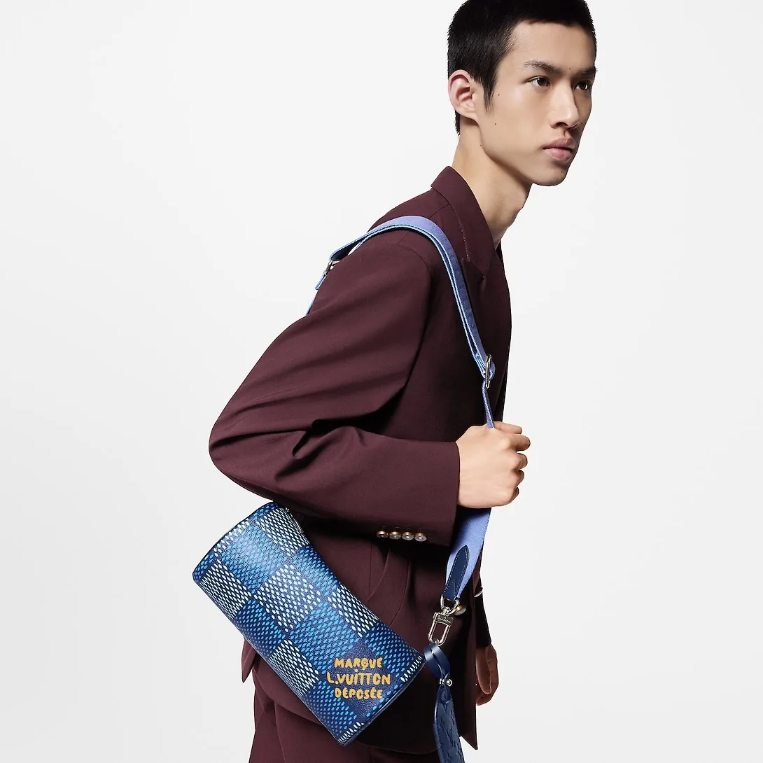 Alternative view of Louis Vuitton Soft Polochon PM Bag Blue /