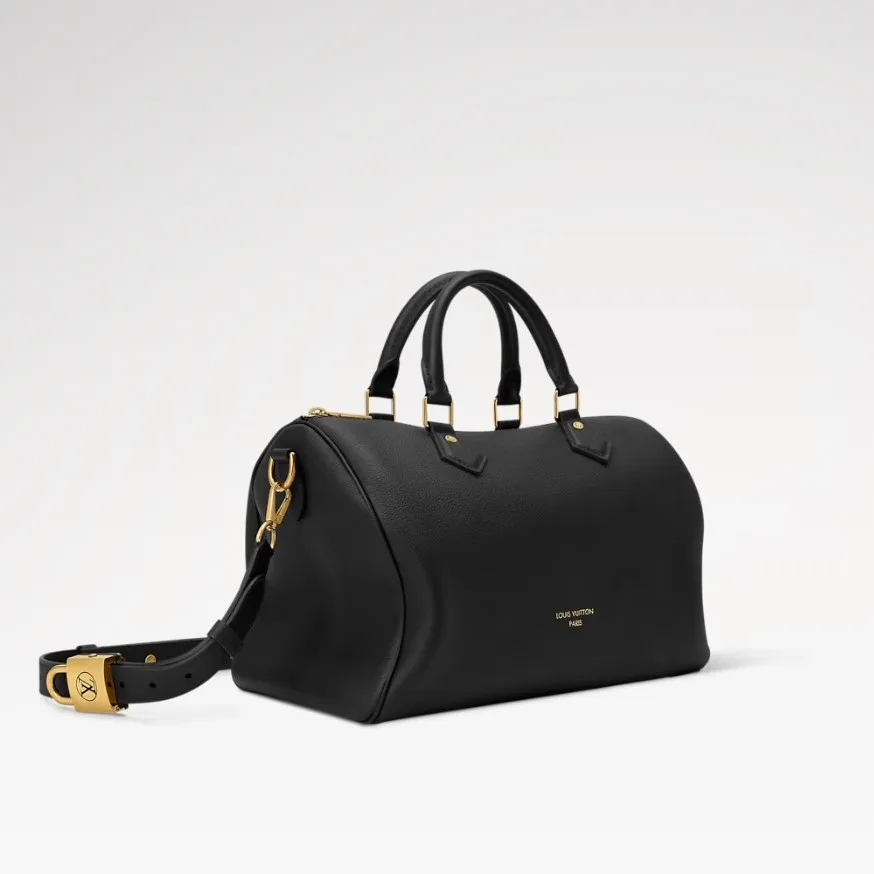 Louis Vuitton Speedy Soft 30 Low Key Black / - Image 4