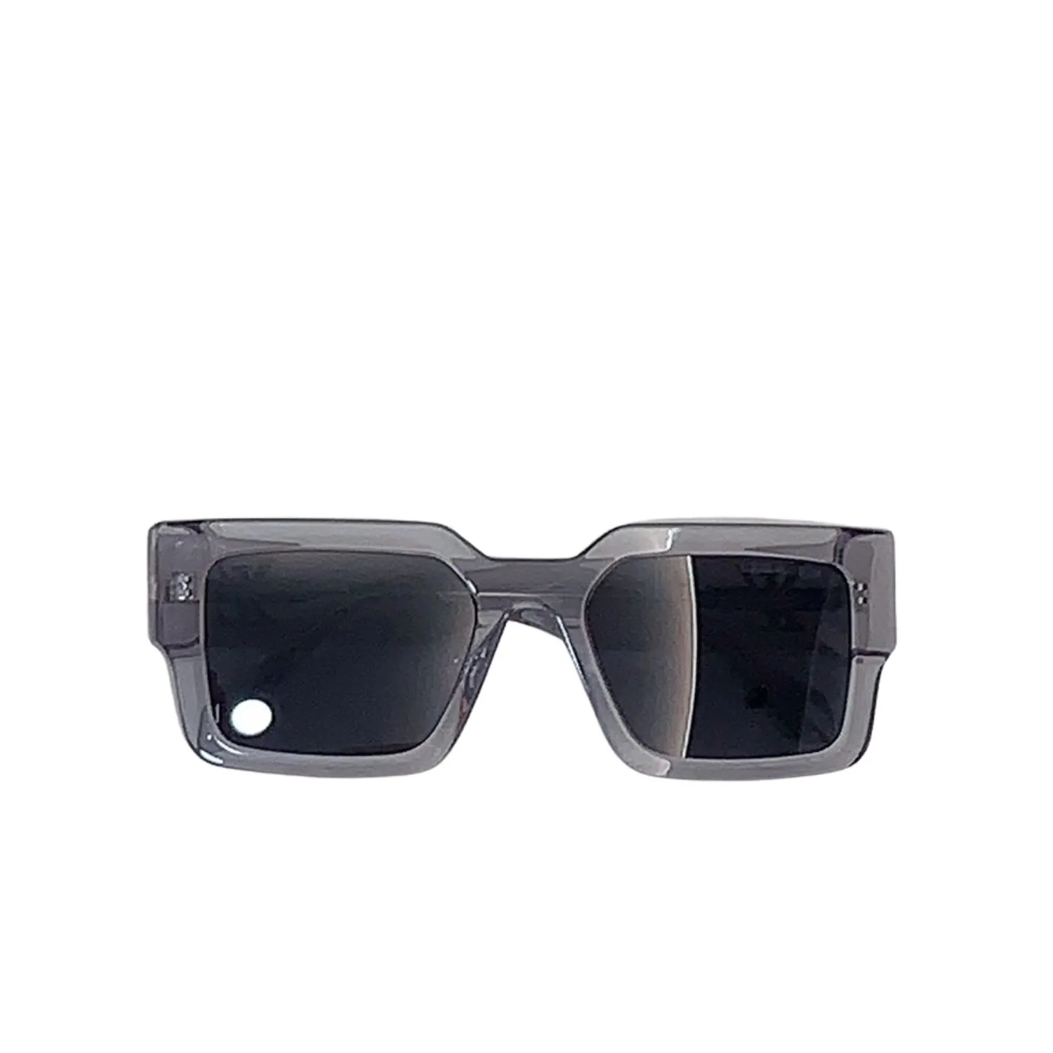 Alternative view of Louis Vuitton Square Millionaires Sunglasses Grey With Silver Logo